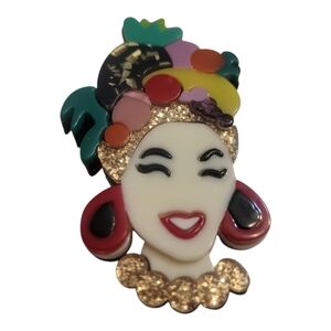 Bohemian Style Lady Brooch